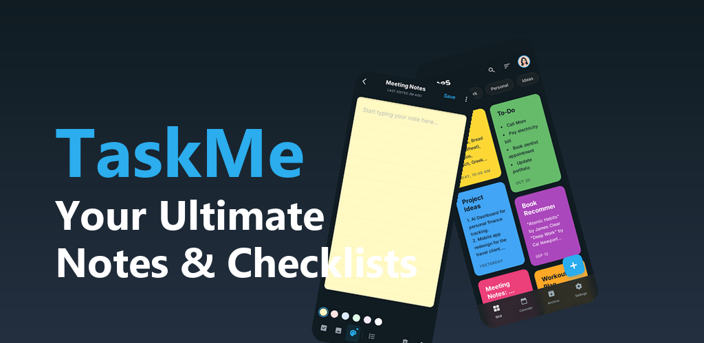 TaskMe App Feature Graphic